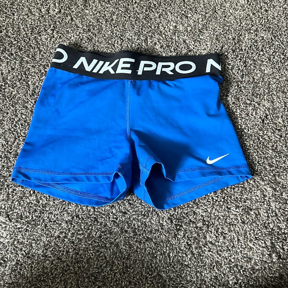 Blue nike pros